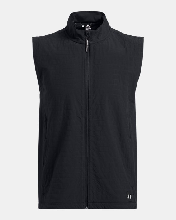 Under Armour Pro Storm Lightweight Insulated Golf Vest - Black/Metallic Silver Under Armour Pro Storm Lightweight Insulated Golf Vest - Black/Metallic Silver